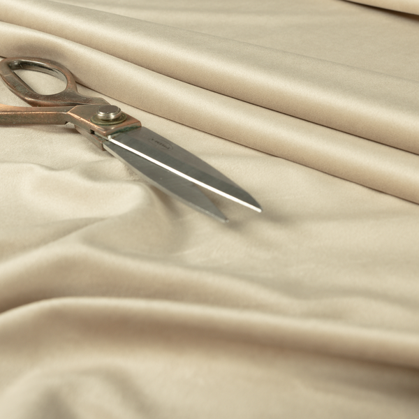 Alpha Plain Durable Velvet Brushed Cotton Effect Upholstery Fabric Brown Colour CTR-2694 - Roman Blinds