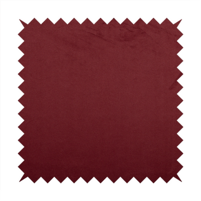 Alpha Plain Durable Velvet Brushed Cotton Effect Upholstery Fabric Burgundy Colour CTR-2696
