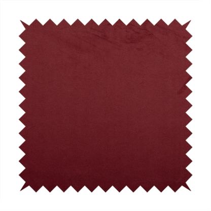 Alpha Plain Durable Velvet Brushed Cotton Effect Upholstery Fabric Burgundy Colour CTR-2696 - Made To Measure Curtains