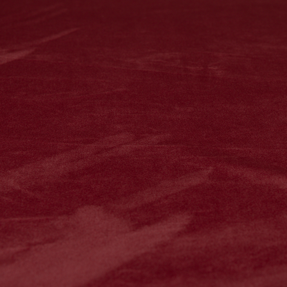 Alpha Plain Durable Velvet Brushed Cotton Effect Upholstery Fabric Burgundy Colour CTR-2696 - Roman Blinds
