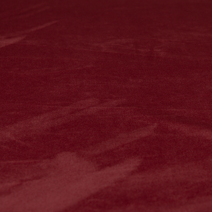 Alpha Plain Durable Velvet Brushed Cotton Effect Upholstery Fabric Burgundy Colour CTR-2696 - Made To Measure Curtains