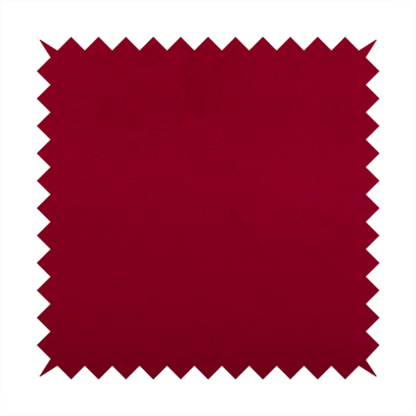 Alpha Plain Durable Velvet Brushed Cotton Effect Upholstery Fabric Red Colour CTR-2697 - Made To Measure Curtains