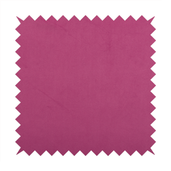 Alpha Plain Durable Velvet Brushed Cotton Effect Upholstery Fabric Pink Colour CTR-2698 - Handmade Cushions