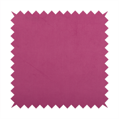 Alpha Plain Durable Velvet Brushed Cotton Effect Upholstery Fabric Pink Colour CTR-2698 - Handmade Cushions