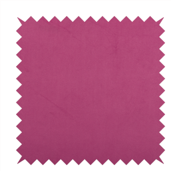 Alpha Plain Durable Velvet Brushed Cotton Effect Upholstery Fabric Pink Colour CTR-2698
