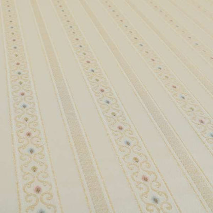 Saliha Regency Stripes Pattern Fabric Pearl Collection Fabrics CTR-27