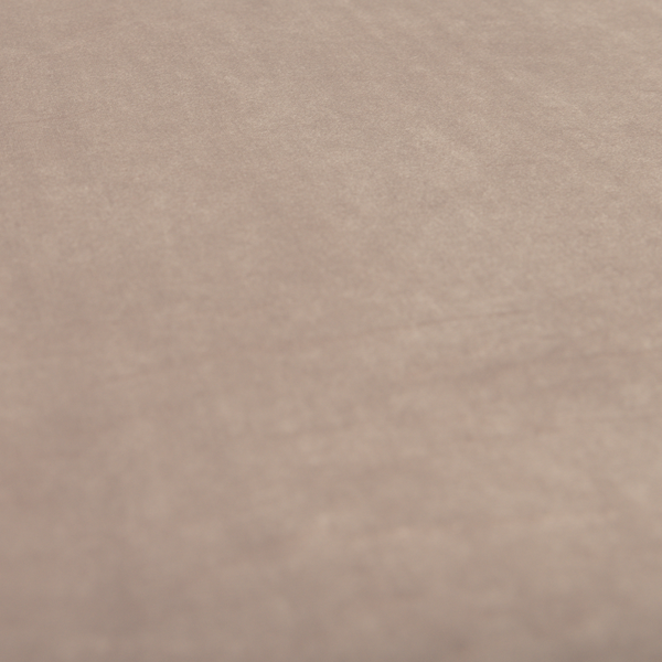 Alpha Plain Durable Velvet Brushed Cotton Effect Upholstery Fabric Pink Colour CTR-2700