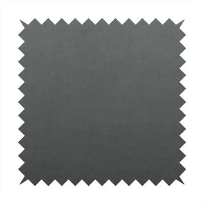 Alpha Plain Durable Velvet Brushed Cotton Effect Upholstery Fabric Grey Colour CTR-2706 - Roman Blinds
