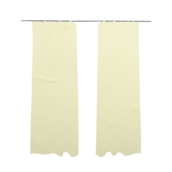 Alpha Plain Durable Velvet Brushed Cotton Effect Upholstery Fabric Beige Colour CTR-2708 - Made To Measure Curtains