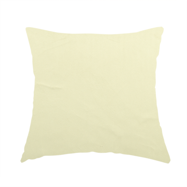Alpha Plain Durable Velvet Brushed Cotton Effect Upholstery Fabric Beige Colour CTR-2708 - Handmade Cushions