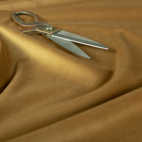 Alpha Plain Durable Velvet Brushed Cotton Effect Upholstery Fabric Brown Colour CTR-2709 - Made To Measure Curtains