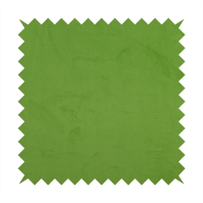 Alpha Plain Durable Velvet Brushed Cotton Effect Upholstery Fabric Green Colour CTR-2711 - Roman Blinds