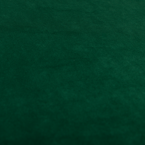 Alpha Plain Durable Velvet Brushed Cotton Effect Upholstery Fabric Green Colour CTR-2712