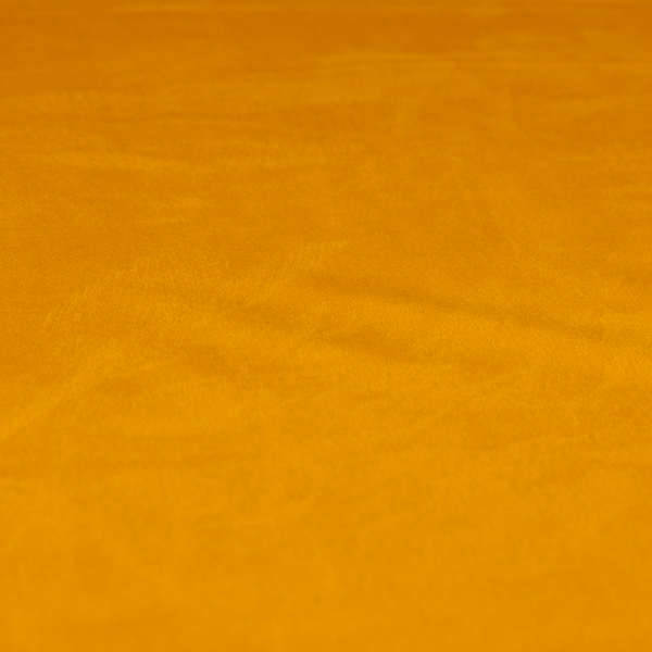 Alpha Plain Durable Velvet Brushed Cotton Effect Upholstery Fabric Orange Colour CTR-2715 - Made To Measure Curtains