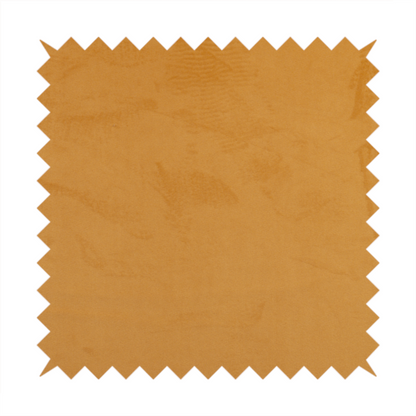 Alpha Plain Durable Velvet Brushed Cotton Effect Upholstery Fabric Orange Colour CTR-2716 - Roman Blinds