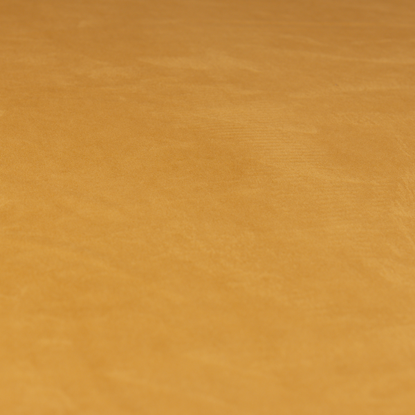 Alpha Plain Durable Velvet Brushed Cotton Effect Upholstery Fabric Orange Colour CTR-2716 - Roman Blinds