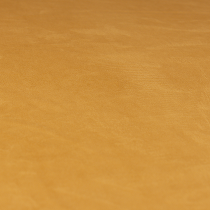 Alpha Plain Durable Velvet Brushed Cotton Effect Upholstery Fabric Orange Colour CTR-2716 - Roman Blinds