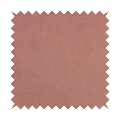 Alpha Plain Durable Velvet Brushed Cotton Effect Upholstery Fabric Pink Colour CTR-2717 - Handmade Cushions