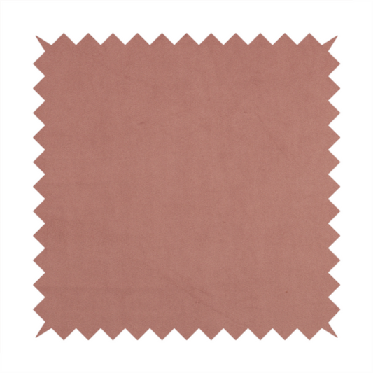Alpha Plain Durable Velvet Brushed Cotton Effect Upholstery Fabric Pink Colour CTR-2717