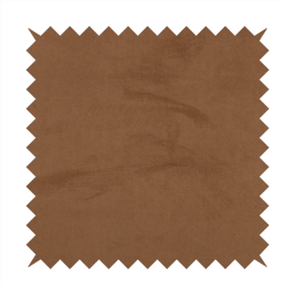 Alpha Plain Durable Velvet Brushed Cotton Effect Upholstery Fabric Brown Colour CTR-2718 - Roman Blinds
