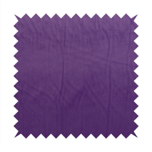 Alpha Plain Durable Velvet Brushed Cotton Effect Upholstery Fabric Purple Colour CTR-2719 - Made To Measure Curtains