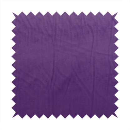 Alpha Plain Durable Velvet Brushed Cotton Effect Upholstery Fabric Purple Colour CTR-2719 - Made To Measure Curtains