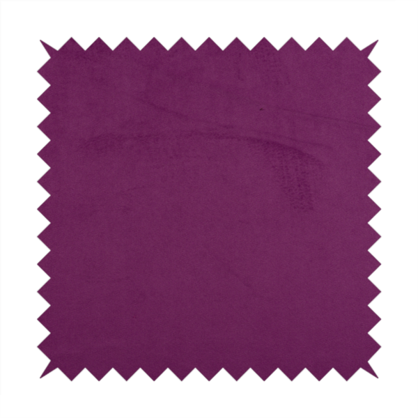 Alpha Plain Durable Velvet Brushed Cotton Effect Upholstery Fabric Purple Colour CTR-2720 - Handmade Cushions