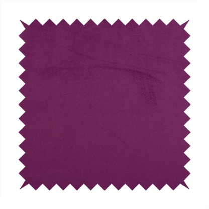 Alpha Plain Durable Velvet Brushed Cotton Effect Upholstery Fabric Purple Colour CTR-2720 - Handmade Cushions