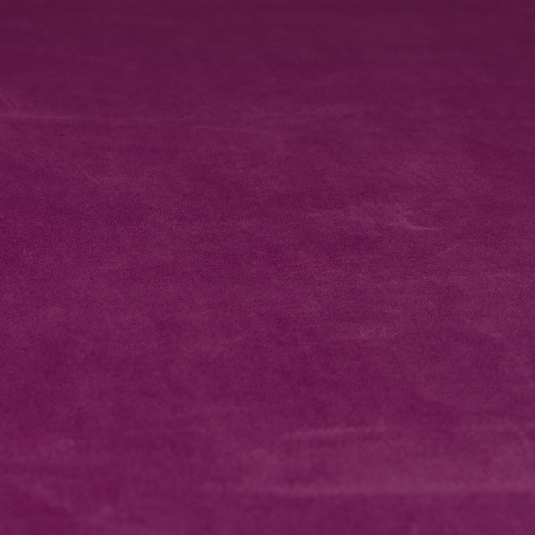 Alpha Plain Durable Velvet Brushed Cotton Effect Upholstery Fabric Purple Colour CTR-2720 - Roman Blinds
