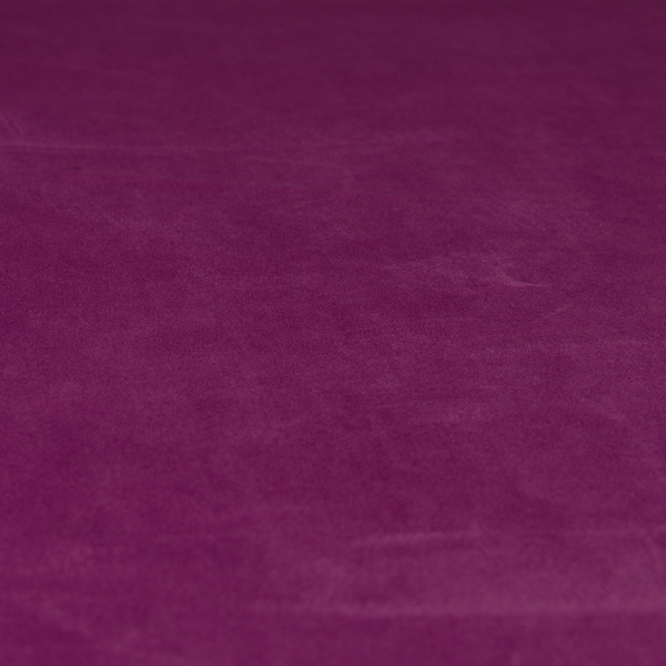 Alpha Plain Durable Velvet Brushed Cotton Effect Upholstery Fabric Purple Colour CTR-2720 - Made To Measure Curtains