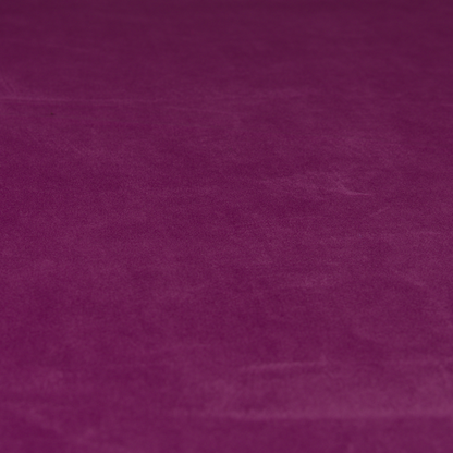 Alpha Plain Durable Velvet Brushed Cotton Effect Upholstery Fabric Purple Colour CTR-2720 - Made To Measure Curtains