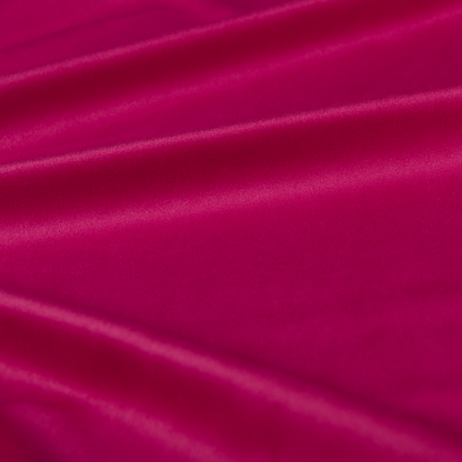 Alpha Plain Durable Velvet Brushed Cotton Effect Upholstery Fabric Pink Colour CTR-2722 - Handmade Cushions