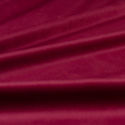 Alpha Plain Durable Velvet Brushed Cotton Effect Upholstery Fabric Pink Colour CTR-2723