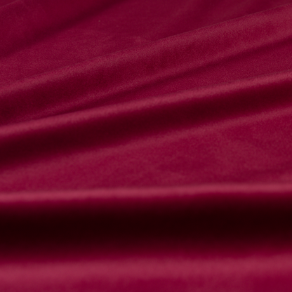 Alpha Plain Durable Velvet Brushed Cotton Effect Upholstery Fabric Pink Colour CTR-2723 - Made To Measure Curtains