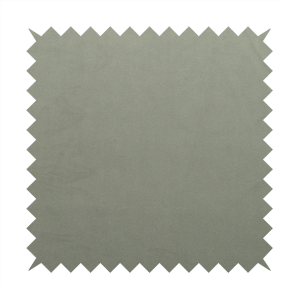 Alpha Plain Durable Velvet Brushed Cotton Effect Upholstery Fabric Grey Colour CTR-2724 - Roman Blinds
