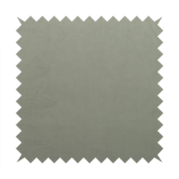 Alpha Plain Durable Velvet Brushed Cotton Effect Upholstery Fabric Grey Colour CTR-2724 - Made To Measure Curtains