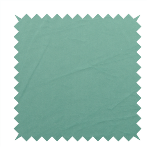 Alpha Plain Durable Velvet Brushed Cotton Effect Upholstery Fabric Blue Colour CTR-2725