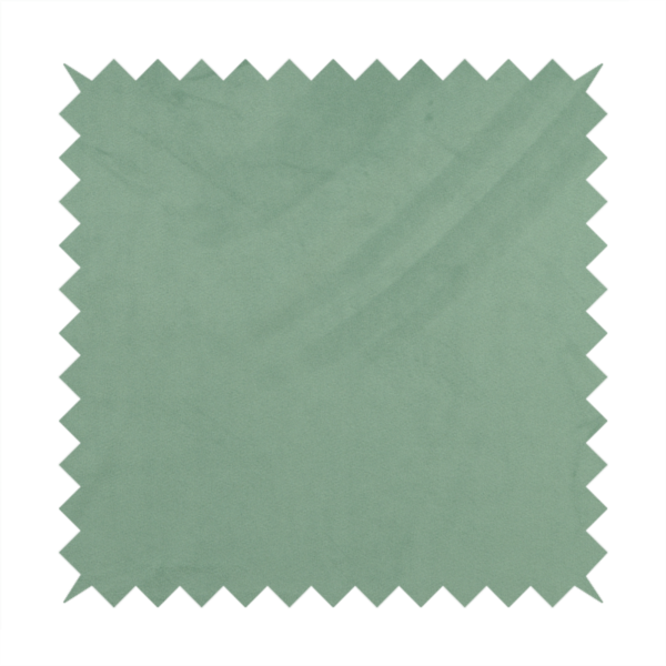 Alpha Plain Durable Velvet Brushed Cotton Effect Upholstery Fabric Green Colour CTR-2727 - Handmade Cushions