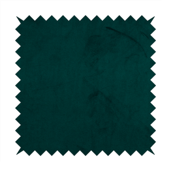 Alpha Plain Durable Velvet Brushed Cotton Effect Upholstery Fabric Teal Colour CTR-2728 - Made To Measure Curtains