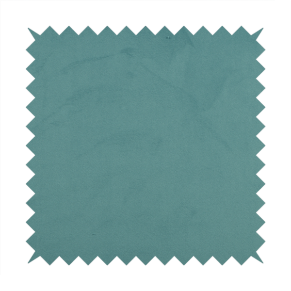 Alpha Plain Durable Velvet Brushed Cotton Effect Upholstery Fabric Blue Colour CTR-2729 - Roman Blinds