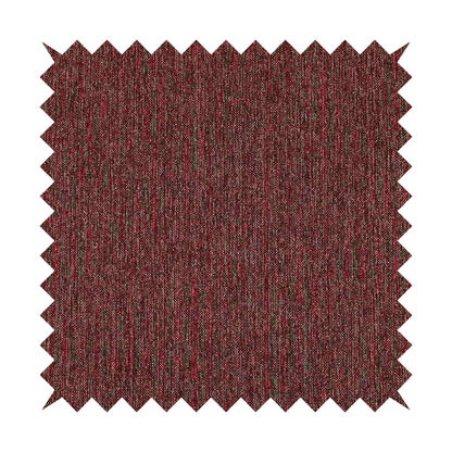 Coco Soft Weave Collection Flat Basket Weave Quality Fabric In Red Colour Upholstery Fabric CTR-273 - Roman Blinds