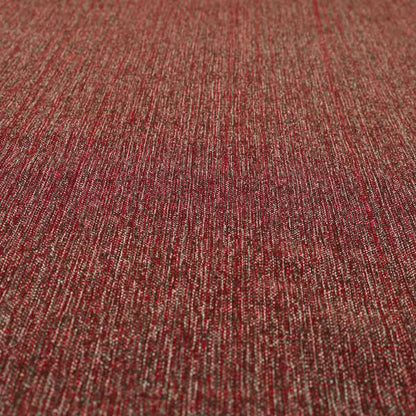 Coco Soft Weave Collection Flat Basket Weave Quality Fabric In Red Colour Upholstery Fabric CTR-273 - Handmade Cushions