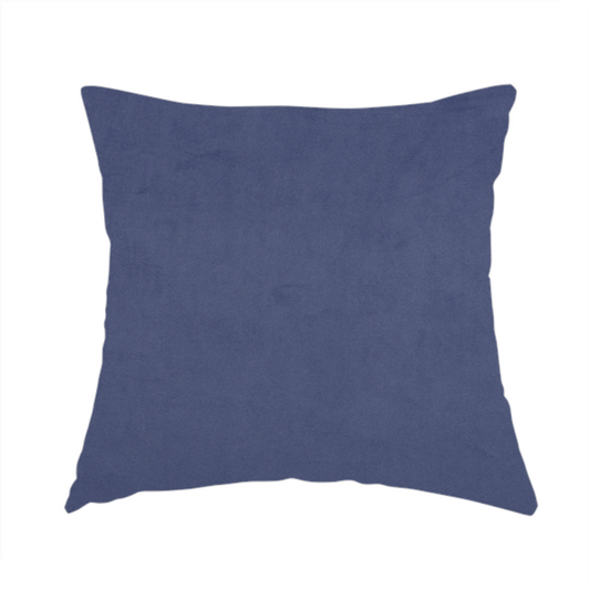Alpha Plain Durable Velvet Brushed Cotton Effect Upholstery Fabric Purple Colour CTR-2730 - Handmade Cushions