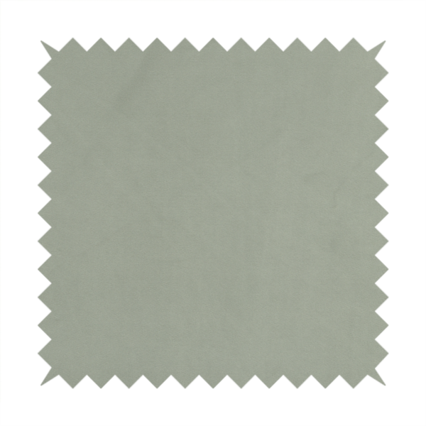 Alpha Plain Durable Velvet Brushed Cotton Effect Upholstery Fabric Silver Colour CTR-2732