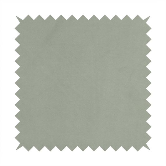 Alpha Plain Durable Velvet Brushed Cotton Effect Upholstery Fabric Silver Colour CTR-2732