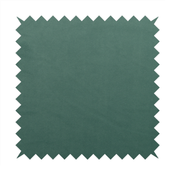 Alpha Plain Durable Velvet Brushed Cotton Effect Upholstery Fabric Green Colour CTR-2734 - Handmade Cushions