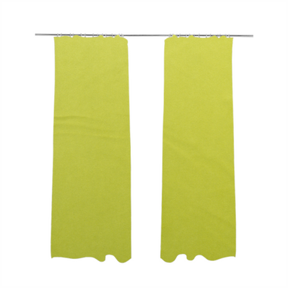 Alpha Plain Durable Velvet Brushed Cotton Effect Upholstery Fabric Green Colour CTR-2739 - Made To Measure Curtains