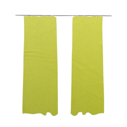 Alpha Plain Durable Velvet Brushed Cotton Effect Upholstery Fabric Green Colour CTR-2739 - Made To Measure Curtains