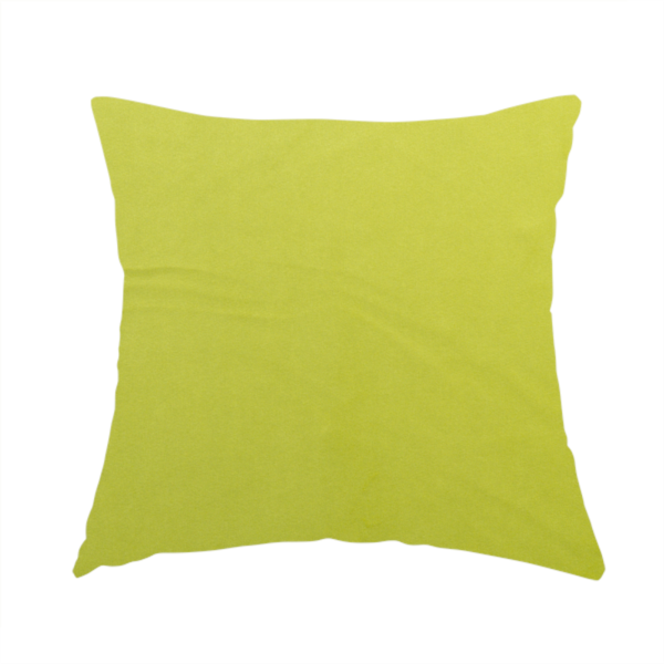 Alpha Plain Durable Velvet Brushed Cotton Effect Upholstery Fabric Green Colour CTR-2739 - Handmade Cushions