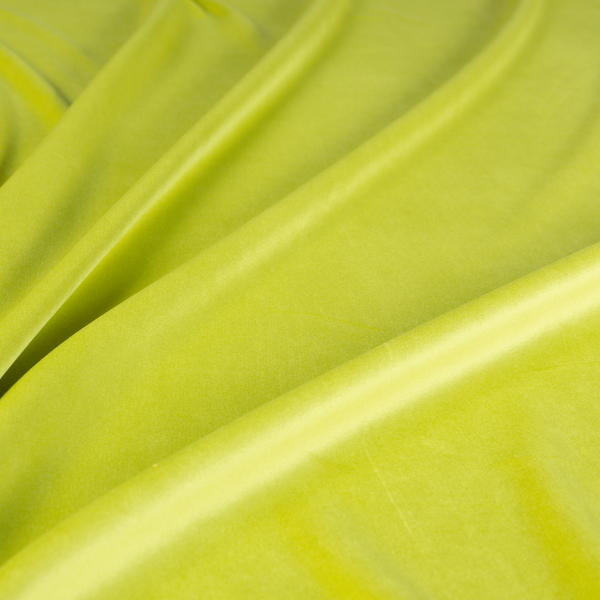 Alpha Plain Durable Velvet Brushed Cotton Effect Upholstery Fabric Green Colour CTR-2739 - Made To Measure Curtains